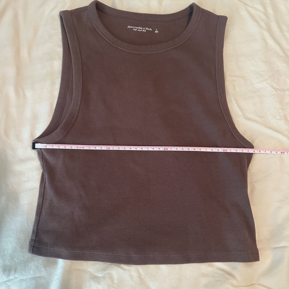 Abercrombie & Fitch Brown Cropped Tank